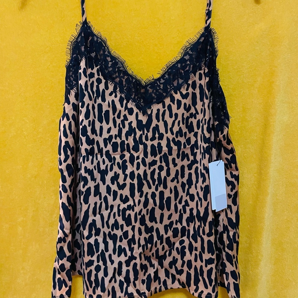 BP leopard and lace top